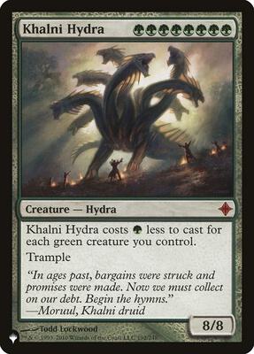 Khalni Hydra card from The List Reprints