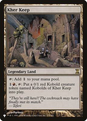 Kher Keep (TSP) card from The List Reprints