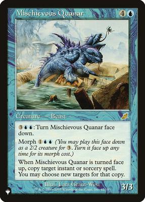 Mischievous Quanar card from The List Reprints
