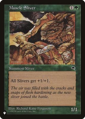 Muscle Sliver card from The List Reprints