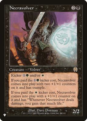 Necravolver card from The List Reprints