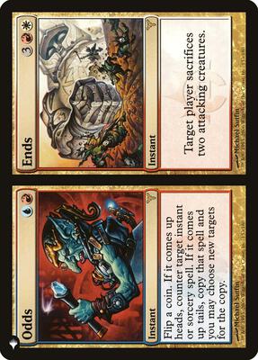 Odds // Ends card from The List Reprints