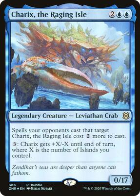 Charix, the Raging Isle (ZNR Bundle) card from Unique and Miscellaneous Promos