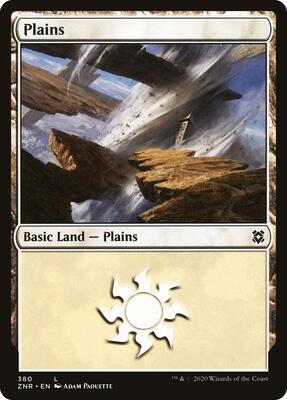 Plains card from Zendikar Rising