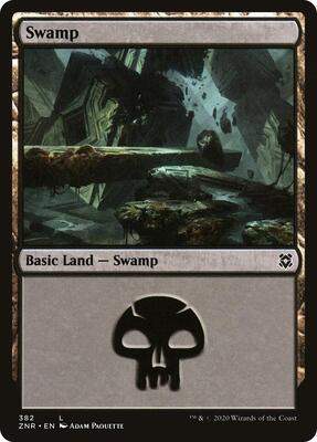 Swamp card from Zendikar Rising