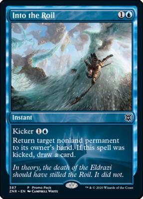 Into the Roil card from Promo Pack: Zendikar Rising