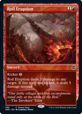 Roil Eruption card from Promo Pack: Zendikar Rising