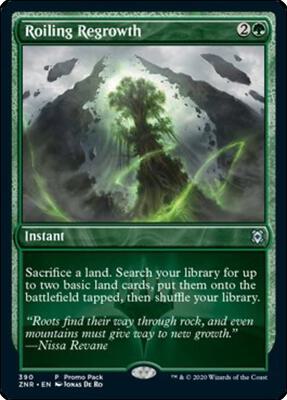 Roiling Regrowth card from Promo Pack: Zendikar Rising