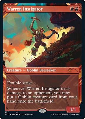 Warren Instigator card from Secret Lair Drop Series