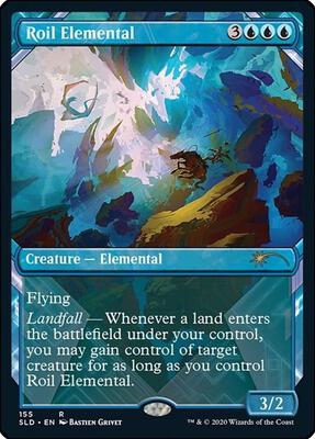 Roil Elemental card from Secret Lair Drop Series
