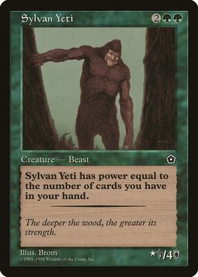 Sylvan Yeti card from Portal Second Age