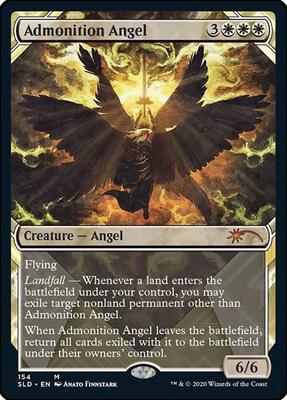 Admonition Angel card from Secret Lair Drop Series