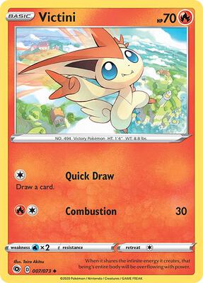 Victini card from Champion's Path