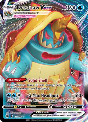 Drednaw VMAX card from Champion's Path