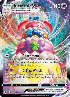 Alcremie VMAX card from Champion's Path
