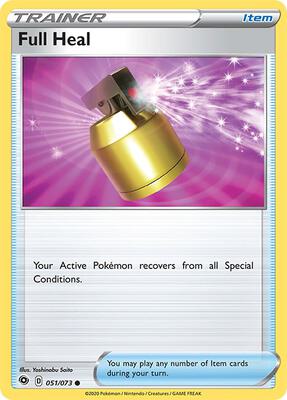 Full Heal card from Champion's Path