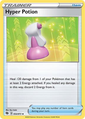 Hyper Potion card from Champion's Path