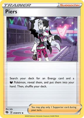 Piers card from Champion's Path