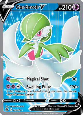 Gardevoir V (Full Art) card from Champion's Path