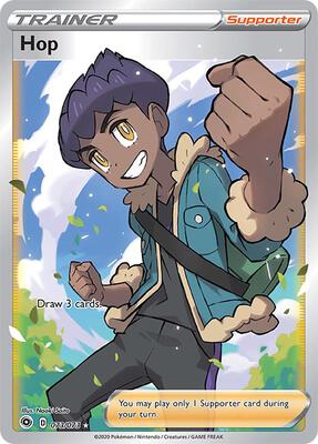 Hop (Full Art) card from Champion's Path
