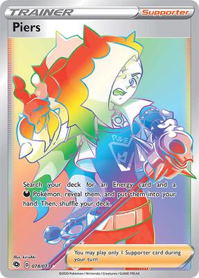 Piers (Secret) card from Champion's Path