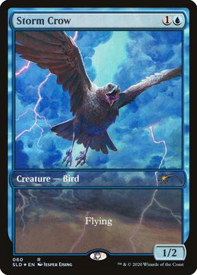 Storm Crow card from Secret Lair Drop Series