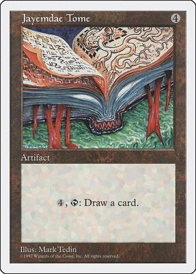 Jayemdae Tome card from Fifth Edition