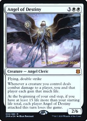 Angel of Destiny card from Prerelease Cards