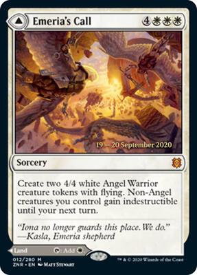 Emeria's Call card from Prerelease Cards