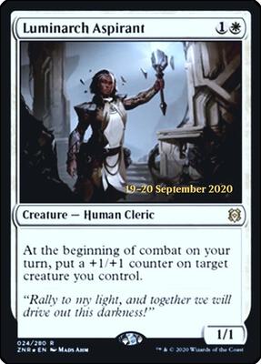 Luminarch Aspirant card from Prerelease Cards