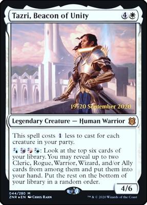 Tazri, Beacon of Unity card from Prerelease Cards