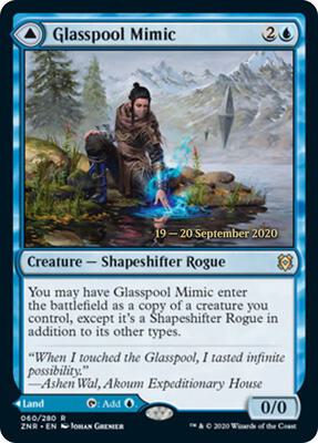 Glasspool Mimic card from Prerelease Cards