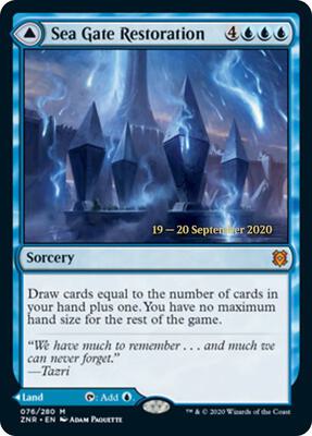 Sea Gate Restoration card from Prerelease Cards
