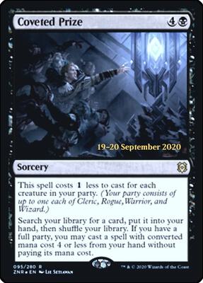 Coveted Prize card from Prerelease Cards