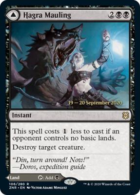 Hagra Mauling card from Prerelease Cards