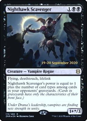Nighthawk Scavenger card from Prerelease Cards