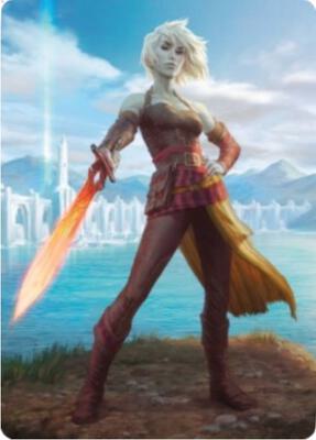 Nahiri, Heir of the Ancients Art Card (3/81) card from Art Series: Zendikar Rising