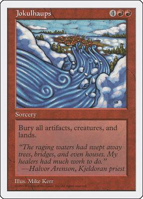 Jokulhaups card from Fifth Edition
