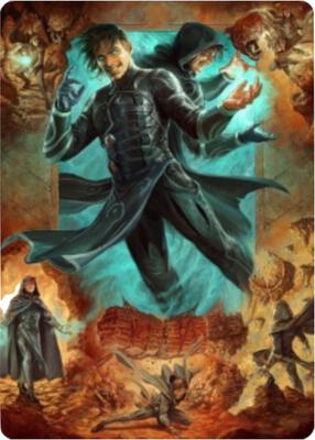 Jace, Mirror Mage Art Card (2/81) card from Art Series: Zendikar Rising