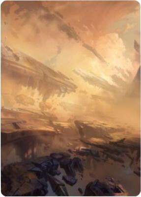 Plains Art Card (7/81) card from Art Series: Zendikar Rising