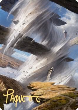 Plains Art Card (8/81) (Gold-Stamped Signature) card from Art Series: Zendikar Rising