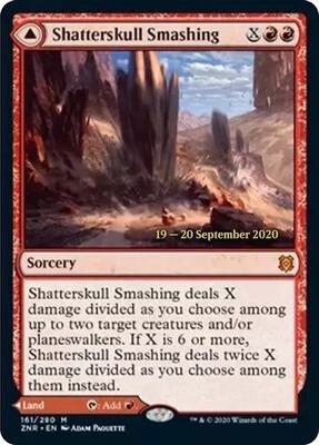 Shatterskull Smashing card from Prerelease Cards