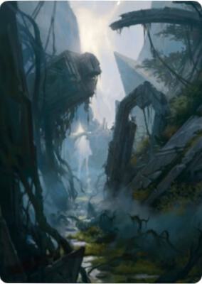 Swamp Art Card (14/81) card from Art Series: Zendikar Rising