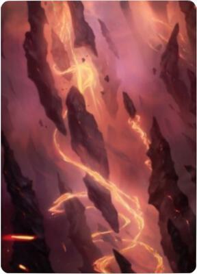 Mountain Art Card (16/81) card from Art Series: Zendikar Rising