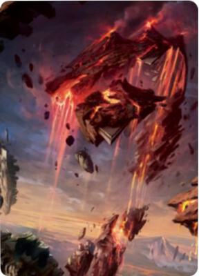 Mountain Art Card (17/81) card from Art Series: Zendikar Rising