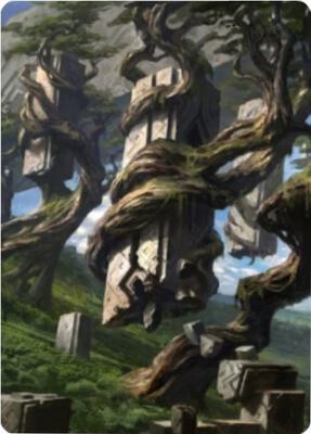 Forest Art Card (20/81) card from Art Series: Zendikar Rising