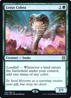 Lotus Cobra card from Prerelease Cards