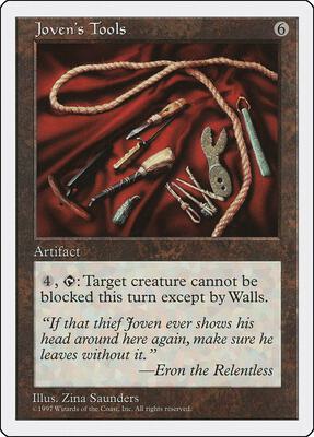 Joven's Tools card from Fifth Edition