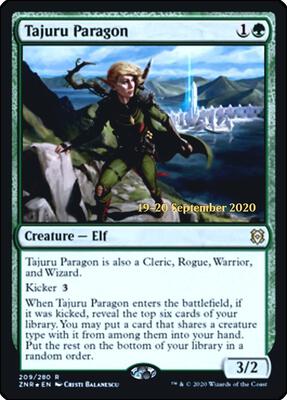 Tajuru Paragon card from Prerelease Cards