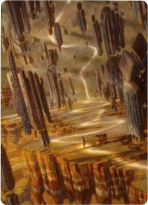 Brightclimb Pathway Art Card card from Art Series: Zendikar Rising